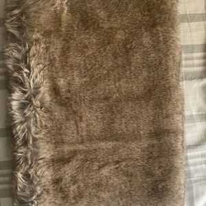 Calvin Klein furry scarf (not real animal fur)